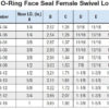1" Hose ID x 1" - O-Ring Face Seal Female Swivel Long Standard Hydraulic Fitting - Image 2
