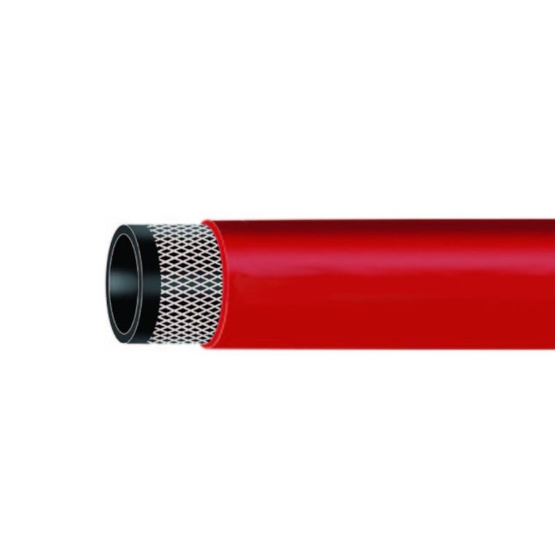 PneumaticPlus RED EPDM Synthetic Rubber Air & Water Hose 1/2 ID x 0.84 OD with 1/2 NPT Swse 1/2 ID x 0.84 OD with 1/2 NPT Swivel Male Fitting Connections 3 FT 