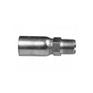 1/8" Hose ID x 1/8" - Male Pipe NPT Rigid Standard Hydraulic Fitting | 04U-102