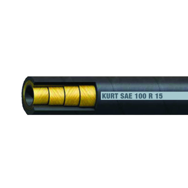 3/4" SAE R15 Spiral Hydraulic Hose - 4 Wire - 6,000 PSI (Priced per Foot)