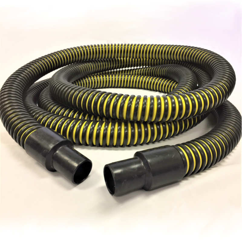 2 X 35 Ft Tiger Tail Suction Hose With Cuffs Uncoupled Atlanta Rubber Hydraulics