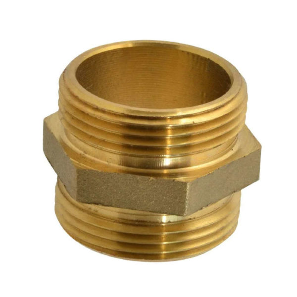 1 1/2" Male NST x Male 1 1/2" IPT Hydrant Adapter (Brass)