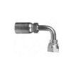 1/4" Hose ID x M14 x 1.5 - Din Light 24° Seat 90° Bent Tube Female Swivel With O-Ring Bite to Wire/W Series Fitting